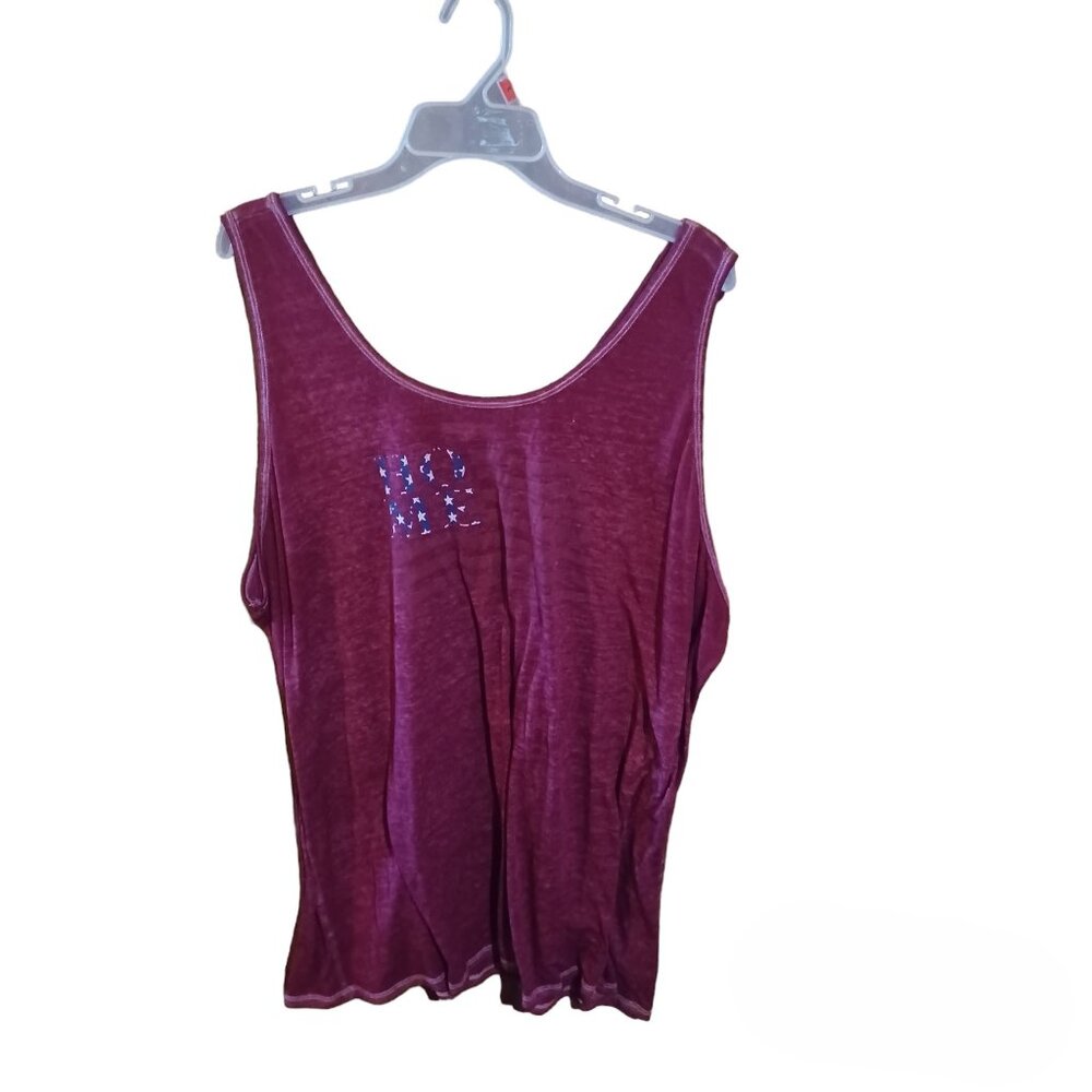 Maurices Burgundy Tank Top